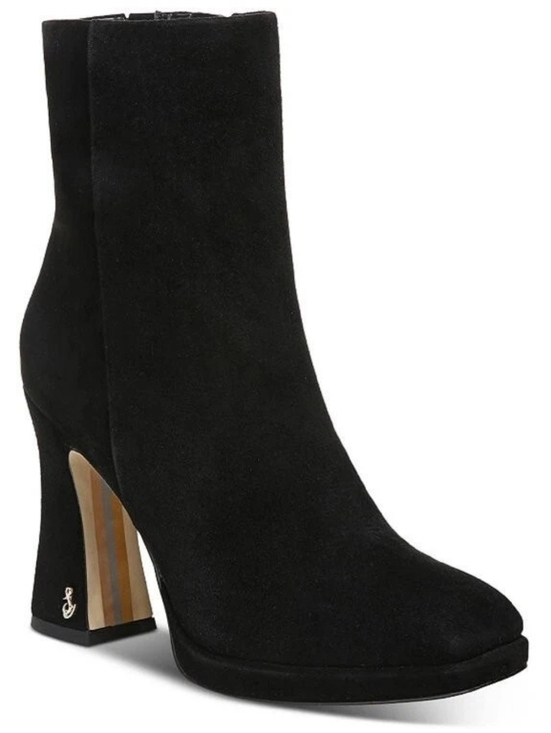 Sam Edelman Shoes - 🌺Sam Edelman Womens Jaye Suede Ankle Booties Black Sz 7.5 M,NWOB, MSRP $180